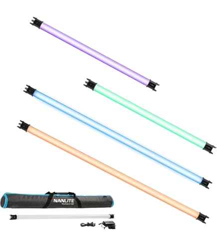 Amazon.com : Nanlite PavoTube T8-7X RGBWW LED Pixel Tube 4-Kit